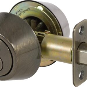 Callan Double Cylinder Deadbolt Antique Nickel
